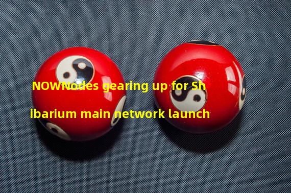 NOWNodes gearing up for Shibarium main network launch