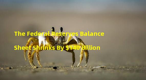 The Federal Reserves Balance Sheet Shrinks By $140 Billion