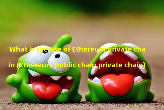 What is the use of Ethereum private chain (Ethereum public chain private chain)