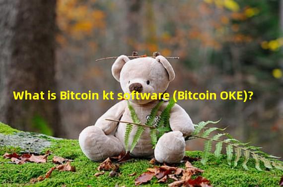 What is Bitcoin kt software (Bitcoin OKE)?