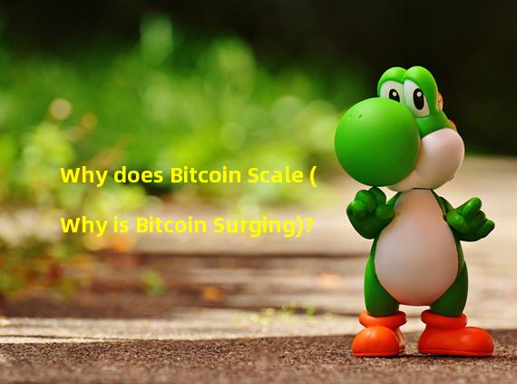 Why does Bitcoin Scale (Why is Bitcoin Surging)?