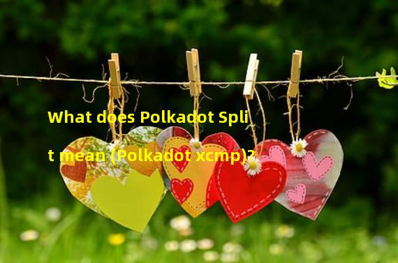 What does Polkadot Split mean (Polkadot xcmp)?