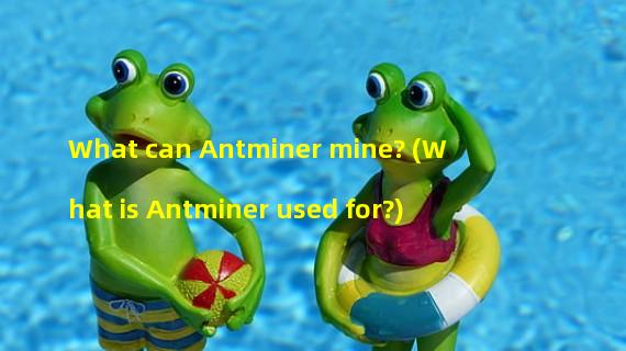 What can Antminer mine? (What is Antminer used for?)