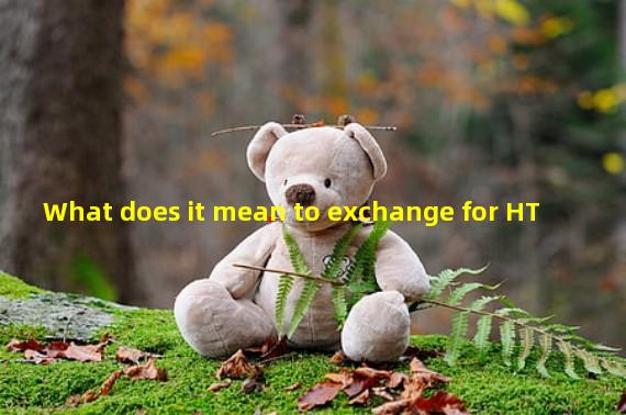 What does it mean to exchange for HT