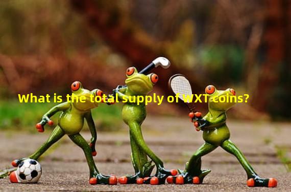 What is the total supply of WXT coins?